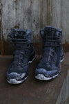 11 by boris bidjan saberi Hand-dyed high-top sports shoes series Very comfortable to wear Slightly increased height Made in Germany BOOT2-HEI Dyed black P111